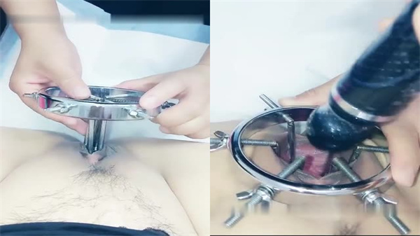 周晓琳让大哥狠虐骚逼 扩阴器撑开肉穴狂插尿道口